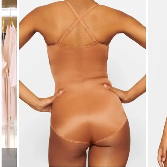 COPY - SKIMS BARELY THERE BODYSUIT BRIEF W/ SNAPS - Picture 4 of 8